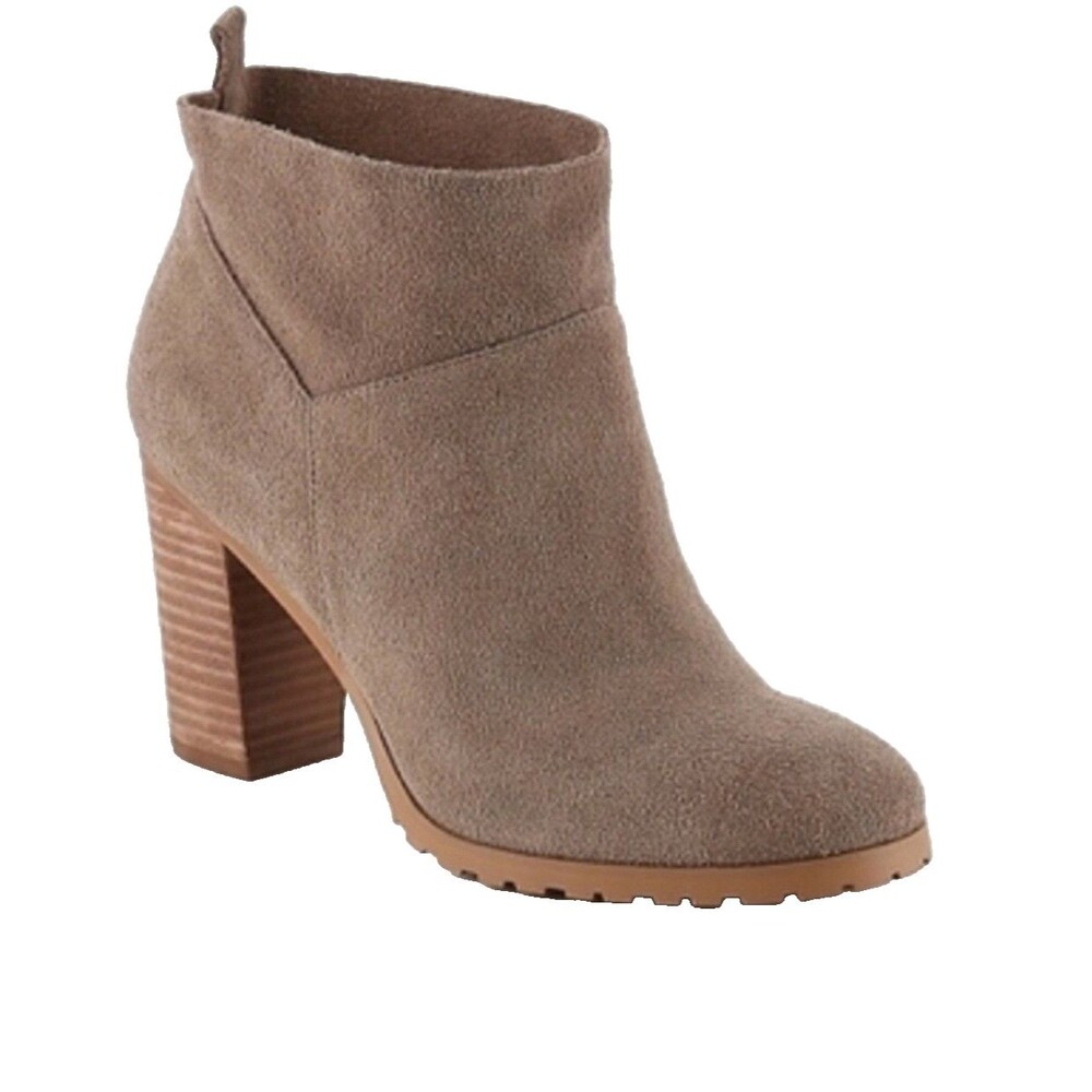 Crown Vintage Women's Booties Size 8M Brown Suede Darcie Slouch Ankle Boots